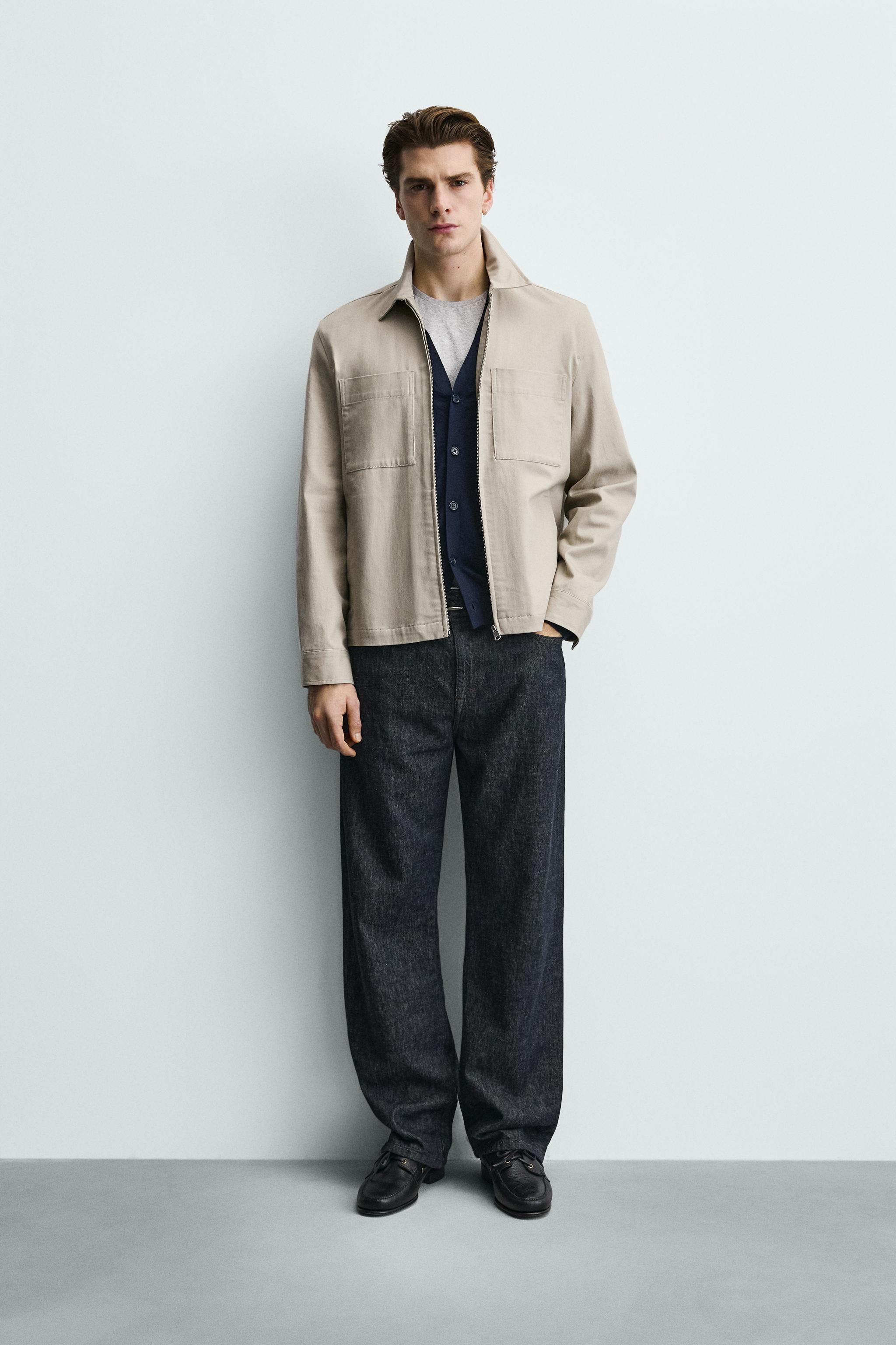 REGULAR FIT OVERSHIRT WITH POCKETS